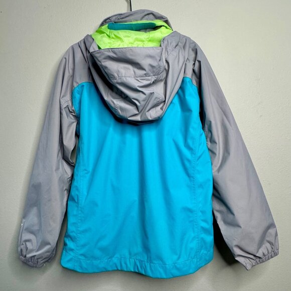 THE NORTH FACE Shell Jacket Girls XXS 5 Hooded Waterproof Colorblock Dryvent - Picture 2 of 13